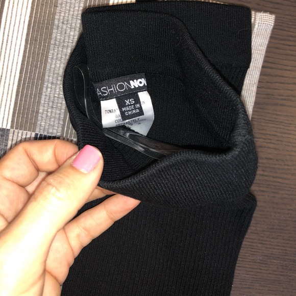 Fashion Nova Pants - Fashion nova Black ribbed knit leggings